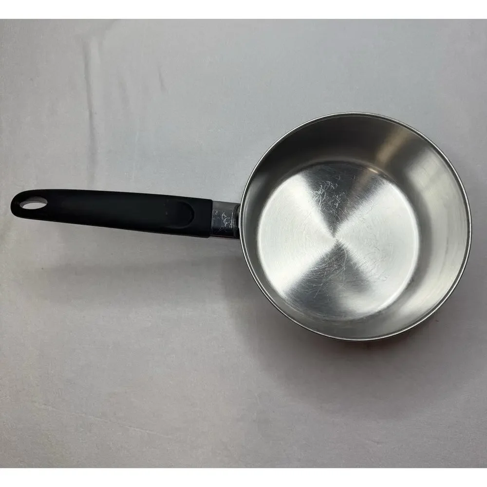 Revere Ware 1801 3QT Saucepan Pot Heavy Disc Bottom stainless Steel No Lid